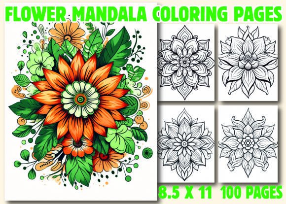 Download Flower Mandala Coloring Pages - Premium Resources