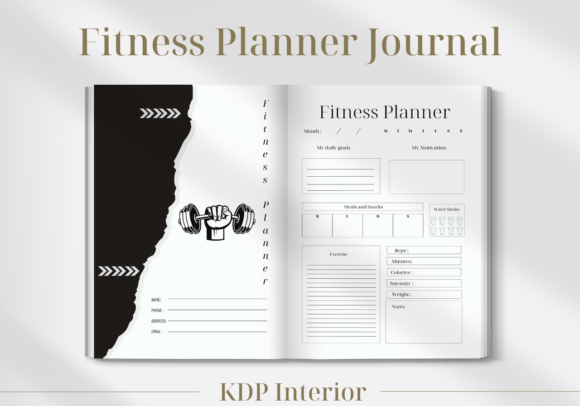 Download Fitness Planner | KDP Interior - Kdp interior Collection