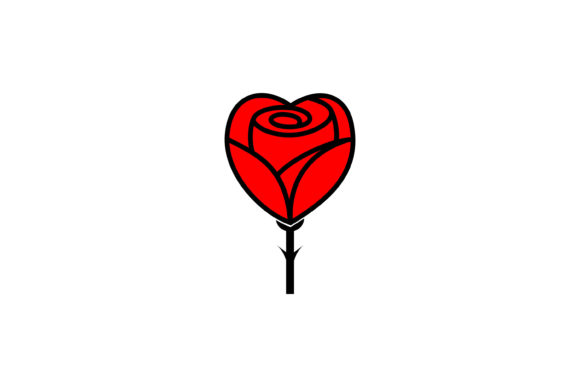 Download Red Rose Flower for Romantic Floral Logo - Floral logo Collection