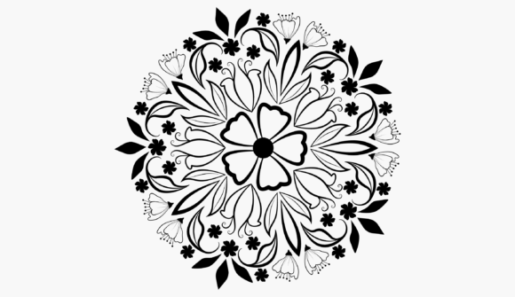 Download Round Floral Motif - Motif Collection