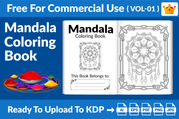 Download Mandala Coloring Book KDP Interior V01 - Kdp interior Collection