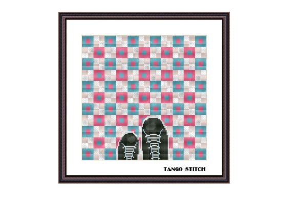 Download Mosaic Floor Cross Stitch Optical - Mosaic Collection